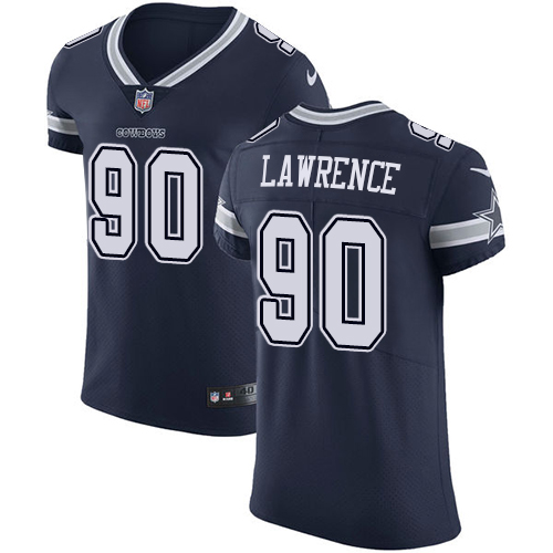 Nike Cowboys #90 Demarcus Lawrence Navy Blue Team Color Men's Stitched NFL Vapor Untouchable Elite Jersey - Click Image to Close